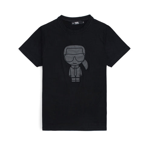 KARL Black Leather T-Shirt