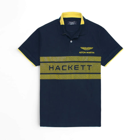 Hackett London Premium Navy R Polo Shirt