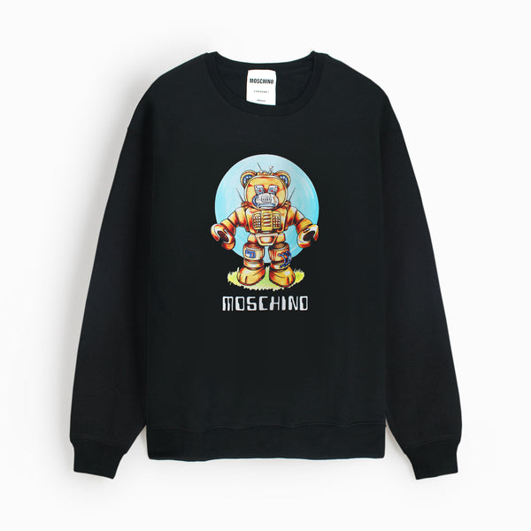 Moschino Robot Black Sweatshirt