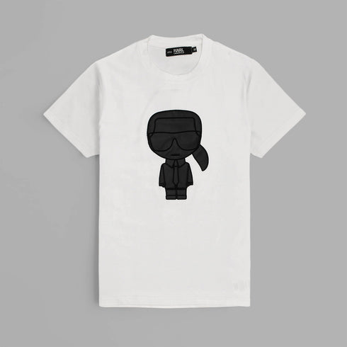 KARL White Leather P T-Shirt