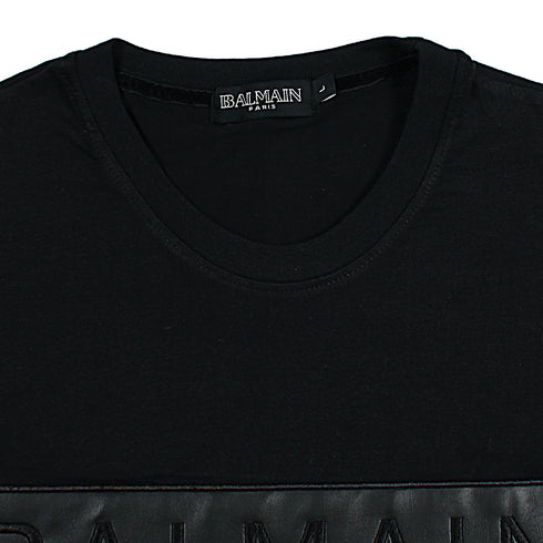 Balmain Leather T-Shirt