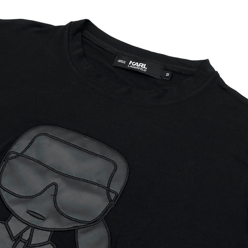 KARL Black Leather T-Shirt