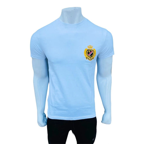 RL Embroidered White T-Shirt