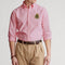 RL N Pink embroidered logo Casual Shirt