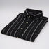 ZR Black & White T stripes Linen Shirt